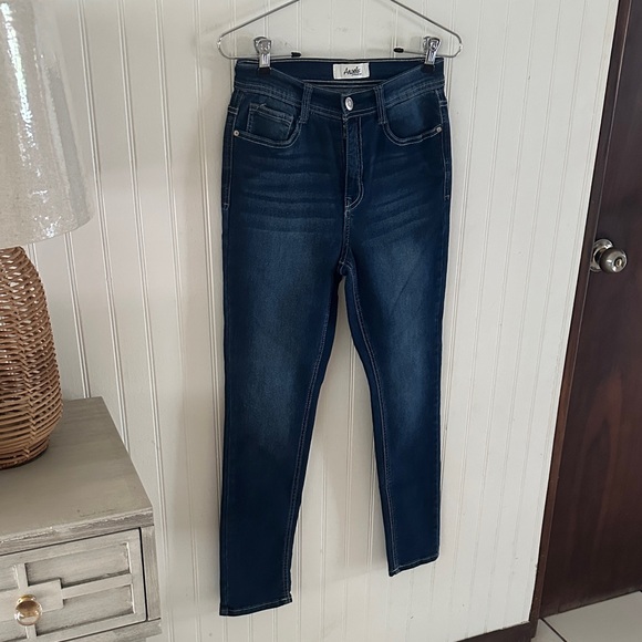 Angels Forever Young Blue Skinny Jeans sz 4 - Picture 6 of 15